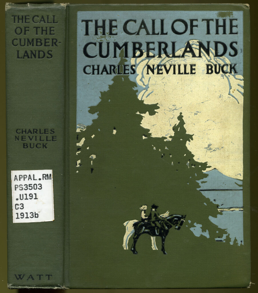 Cover of 1913 first edition of Call of the Cumberlands.