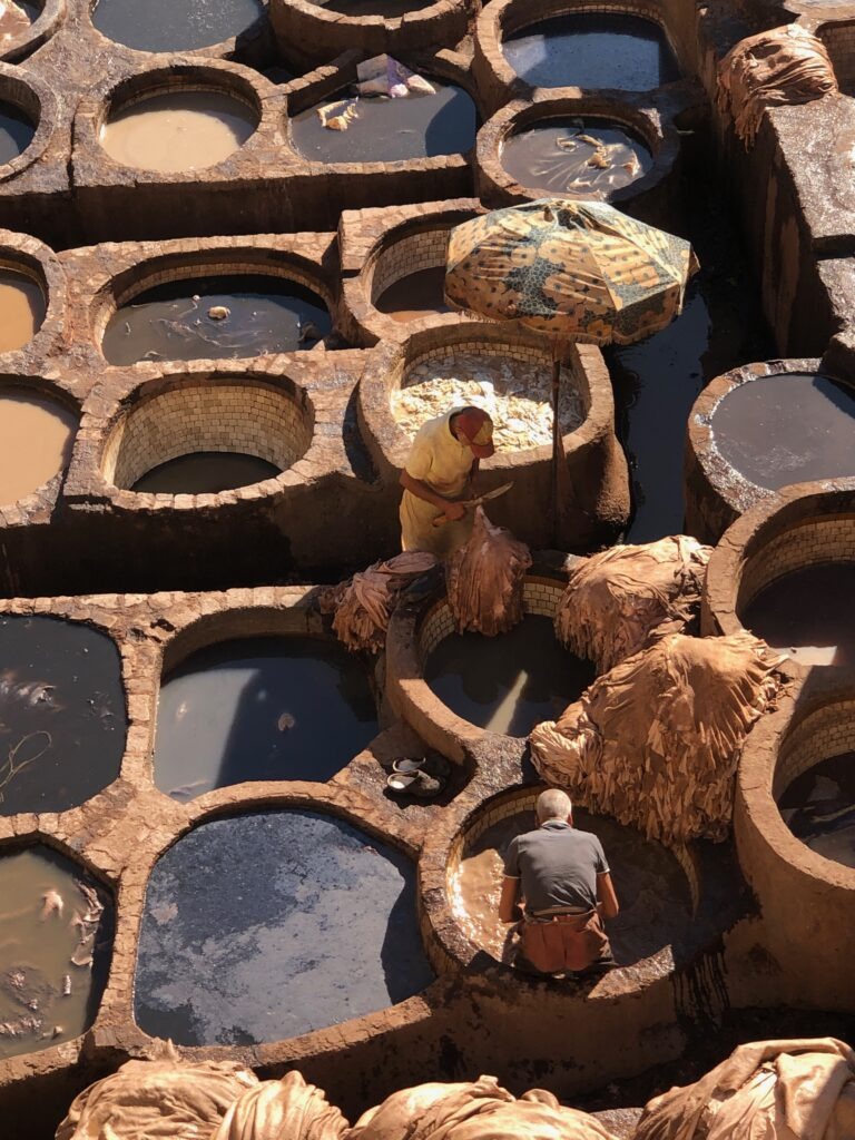 3rd Place: Leather Tannery - Fez, Morocco - Anne Ogg